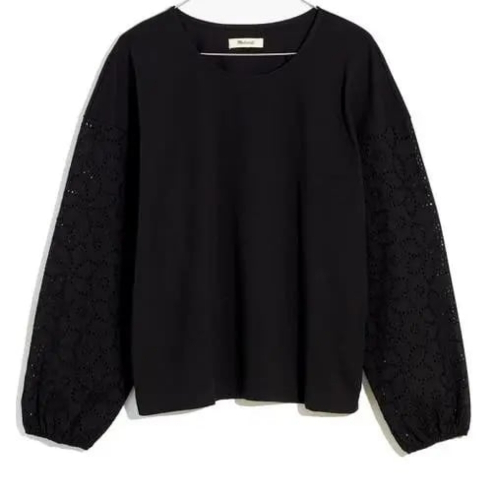 MADEWELL Elegant Black Women's Top